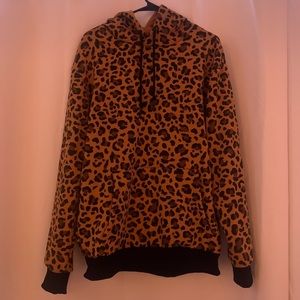 Leopard Print Hoodie